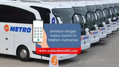 Antalya Bus Terminal Metro Turizm Phone Number