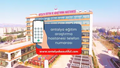 Antalya Training and Research Hospital Phone Number